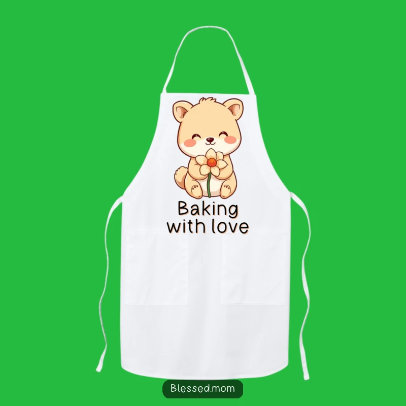 Funny Flower Friend Apron: Cook with Smiles in this Funny and Sweet Kitchen Gear