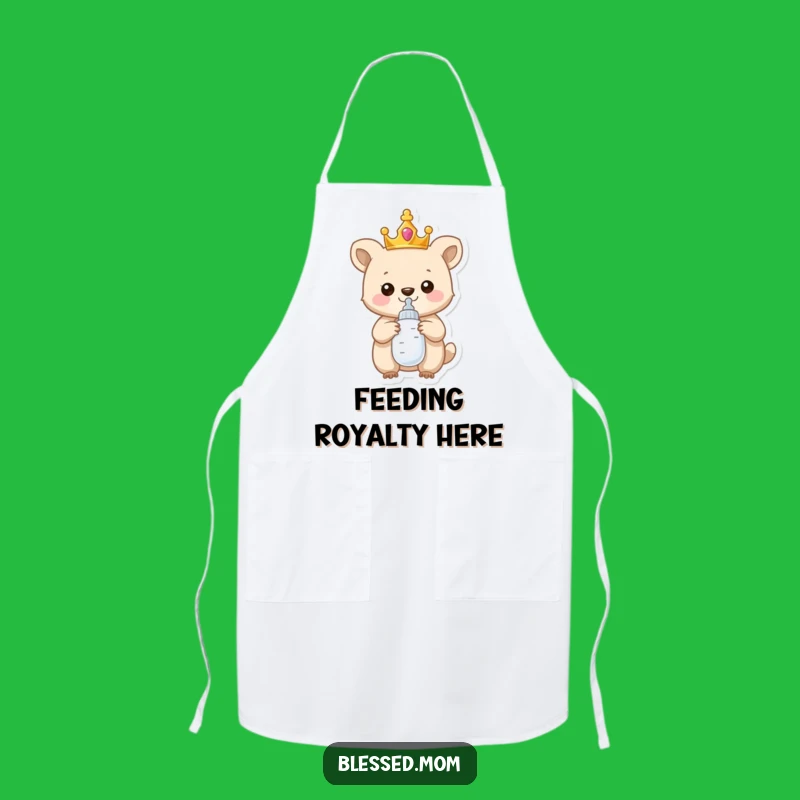 Funny Kitchen Apron: Royal Baby Animal Chef, Hilarious Cooking Companion Gear
