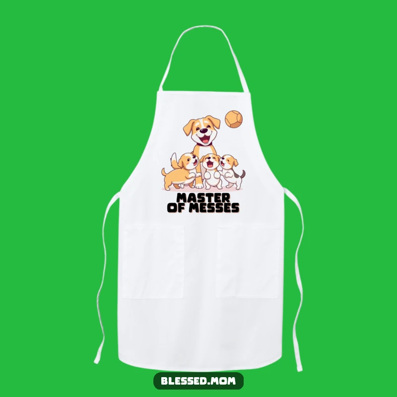 Funny Dog Mom Apron: Playful Kitchen Gift for Puppy Enthusiasts