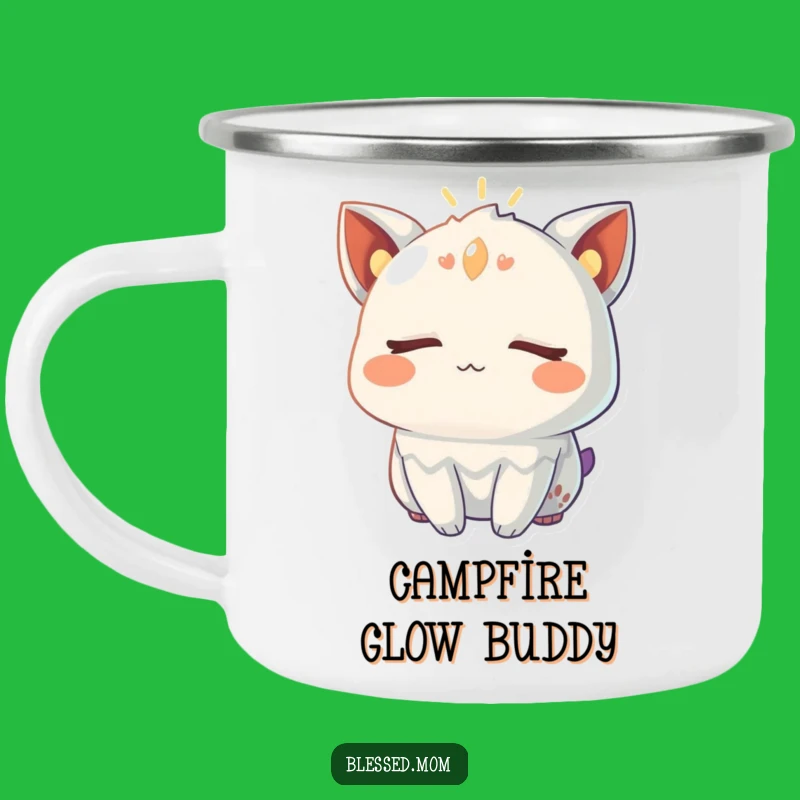 Funny Serene Creature Glow Camping Mug: Enjoy Warm Sips with Gentle Radiance