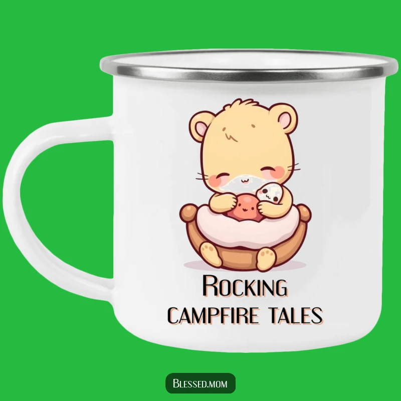 Funny Caring Animal Rocking Camping Mug: Enjoy Warm Sips with Gentle Charm