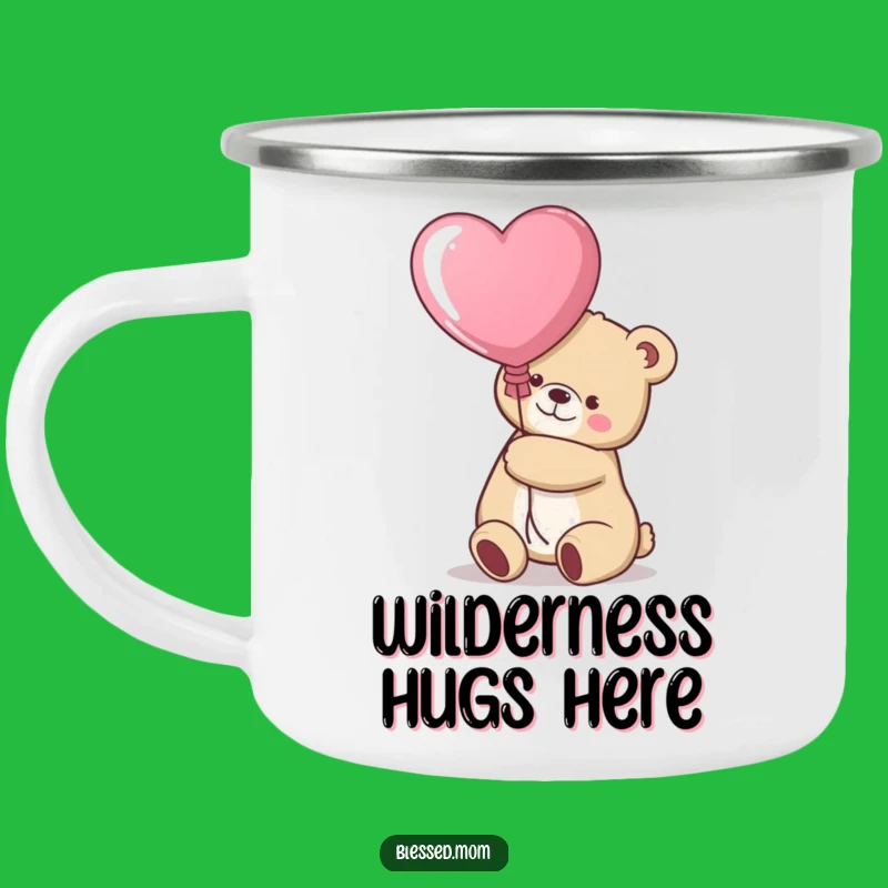 Durable Funny Kawaii Bear Mom Camping Mug - Outdoor Love Gift