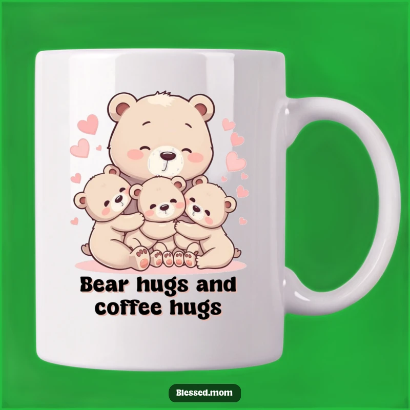 Heartwarming Bear Hug Mom Mug - Loving Mother's Day Funny Gift