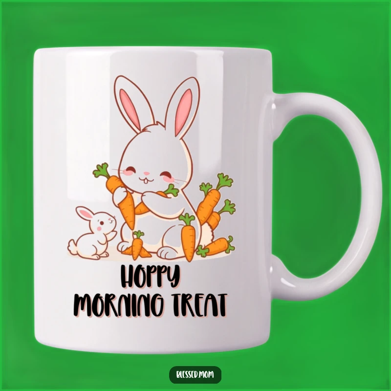 Funny Mama Rabbit Carrots Mug - Cute Bunny Gift