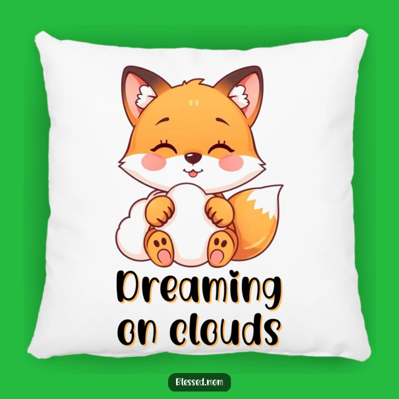 Funny Fox Pillow: Cozy Cloud Comfort, Perfect Dreamy Fox Gift