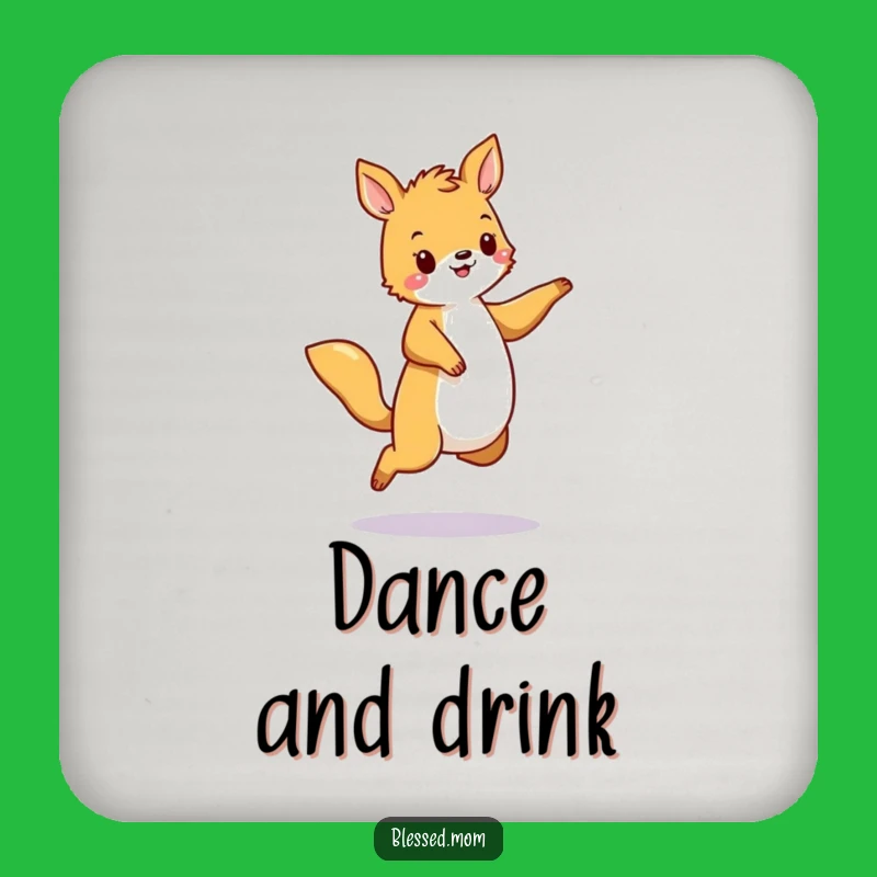 Funny Dance Sway Drink Coaster: Protect Surfaces with this Funny Motion Decor