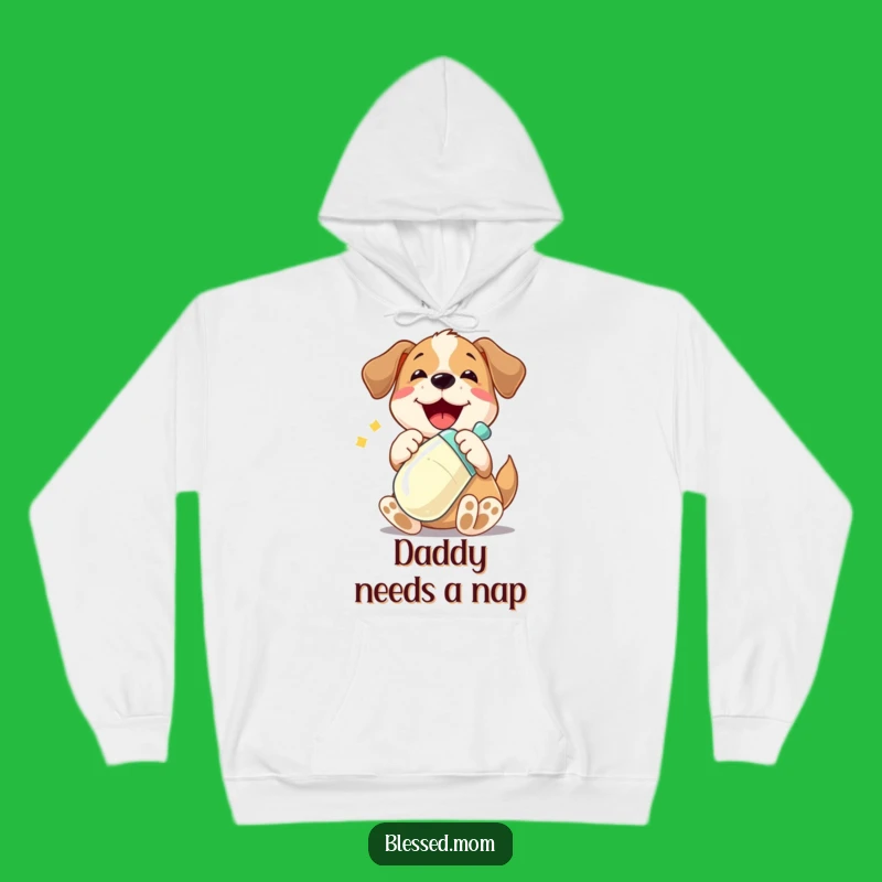 Funny Dog Baby Bottle Hoodie - Cozy Pup Comfort, Hilarious Gift Apparel