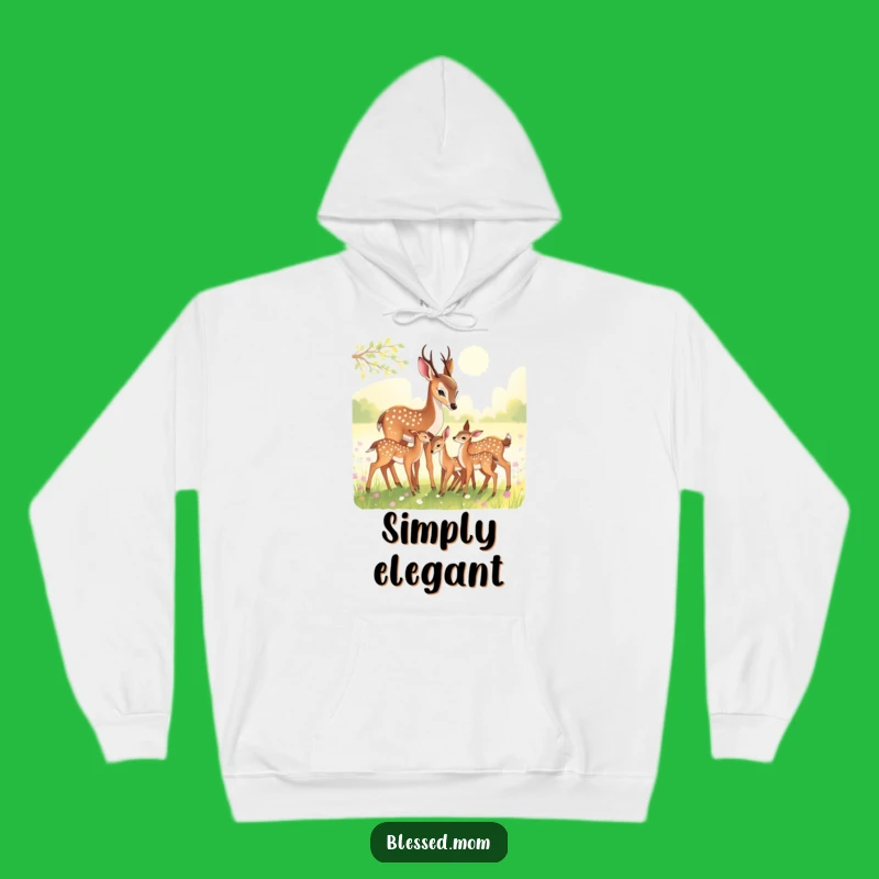 Funny Deer Mom Hoodie: Cozy Comfort Inspired by Nature