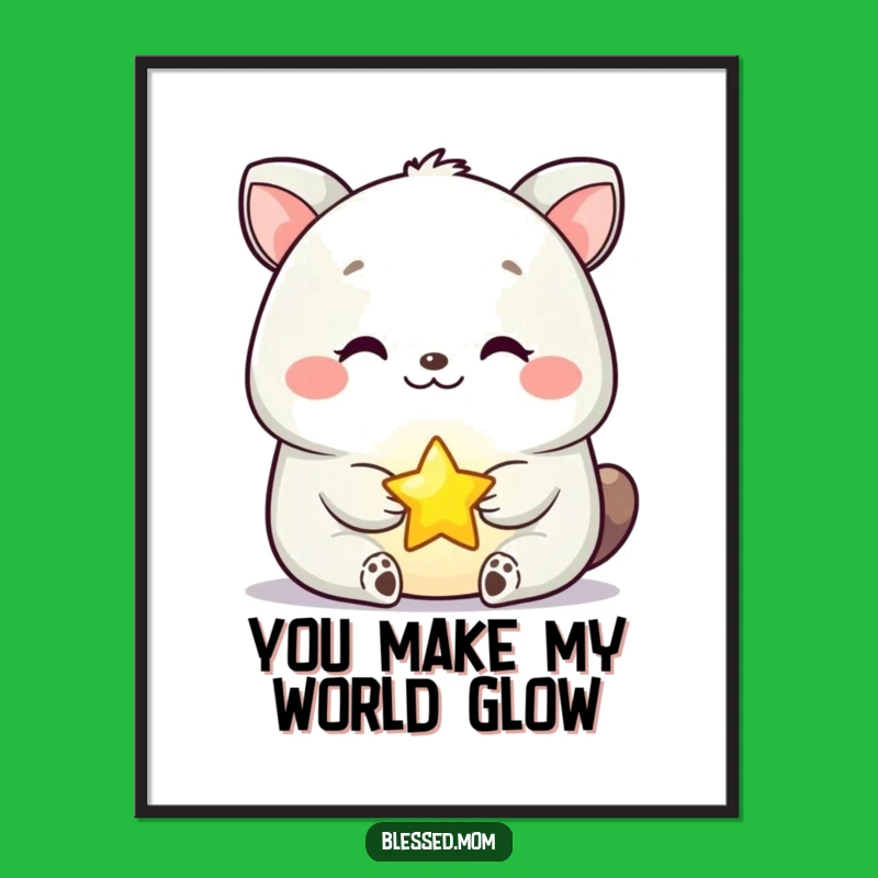 Funny Free Printable Wall Art: Serene Animal Starry Night - Downloadable Art Gift