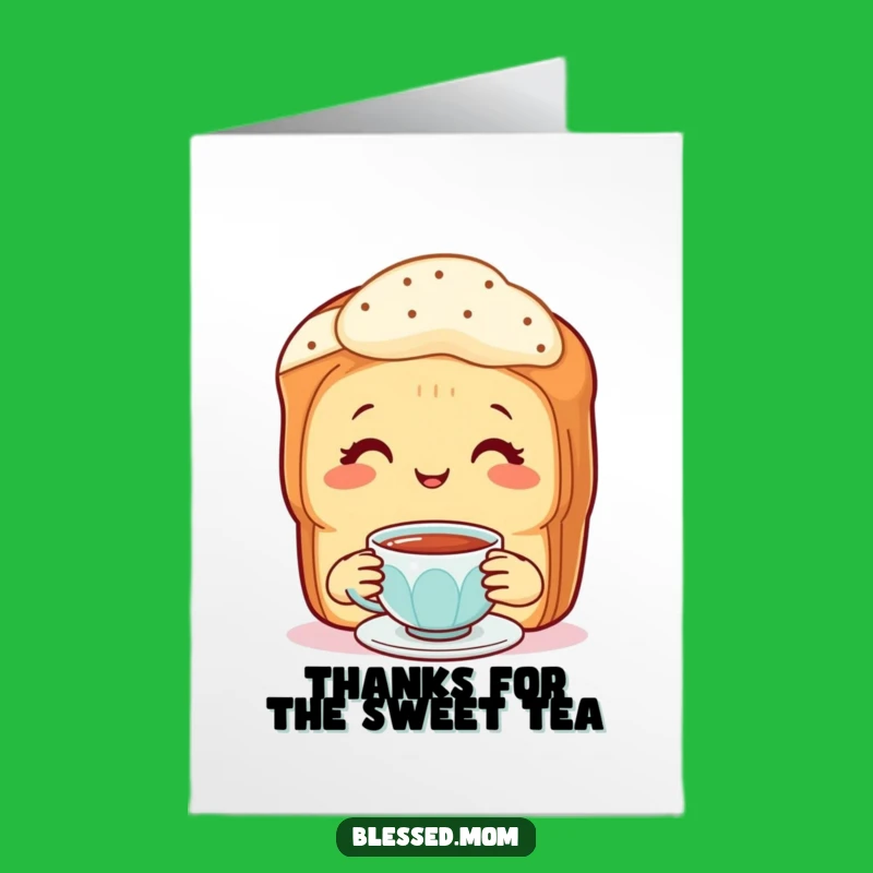 Free Printable Funny Scone Mom Thank You Card - Tea Time Downloadable Gift