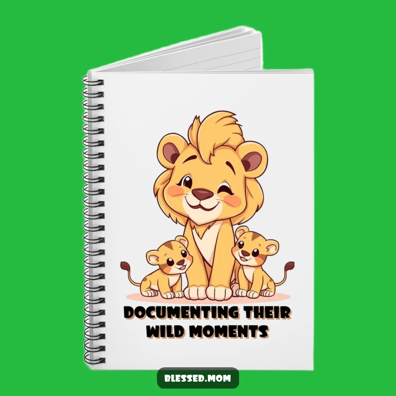 Majestic Lioness Mom Notebook - Journal of Strength & Pride