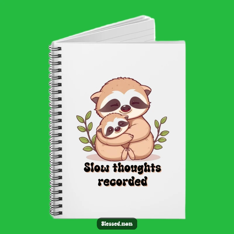 Funny Mama Sloth Hug Notebook: Cute Journal for Sloth Lovers
