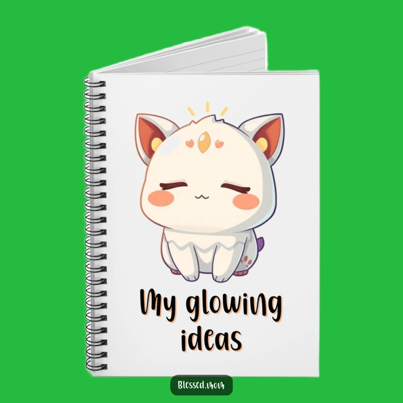 Funny Serene Creature Glow Notebook: Journal Your Thoughts with Peaceful Radiance