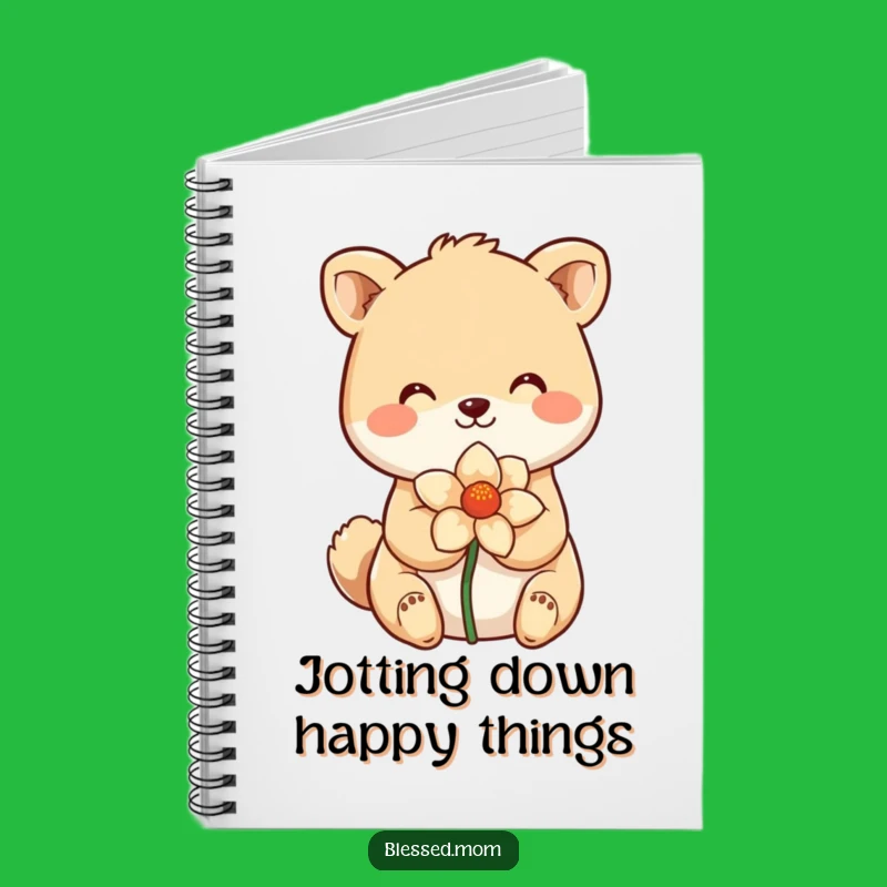 Funny Sweet Animal Notebook: Journal Your Smiles with this Funny Floral Book
