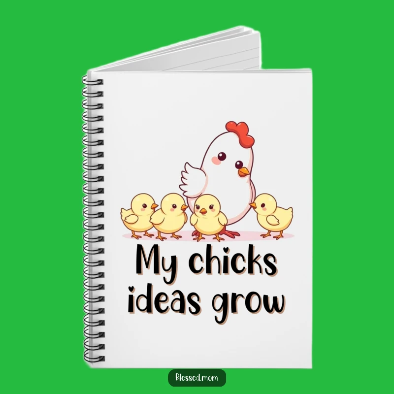 Funny Mother Hen Nudge Notebook - Journaling Farm Gift