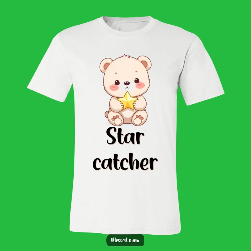 Funny Bear Cub Star T-Shirt: Cute Animal Tee, Adorable Graphic Shirt, Funny Gift