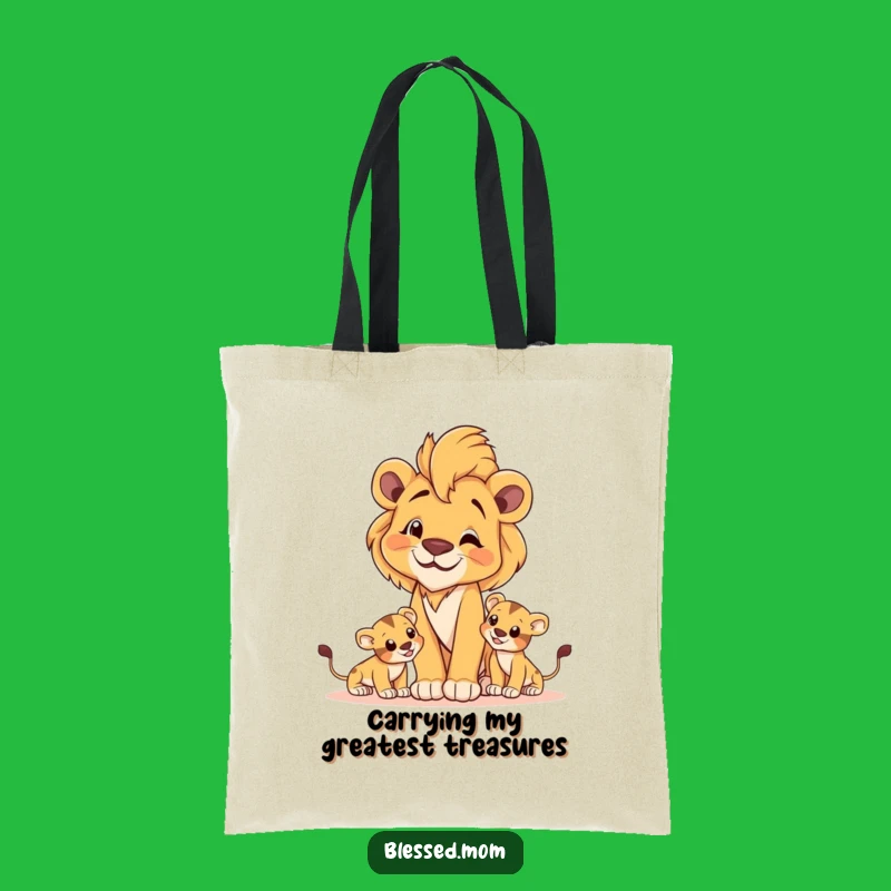 Proud Lioness Mom Tote Bag - Majestic & Practical Gift for Moms