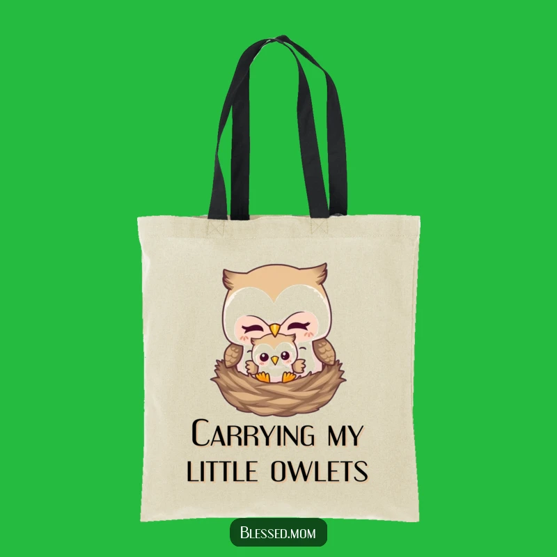 Funny Mother Owl Tote Bag - Practical & Cute Mom Gift