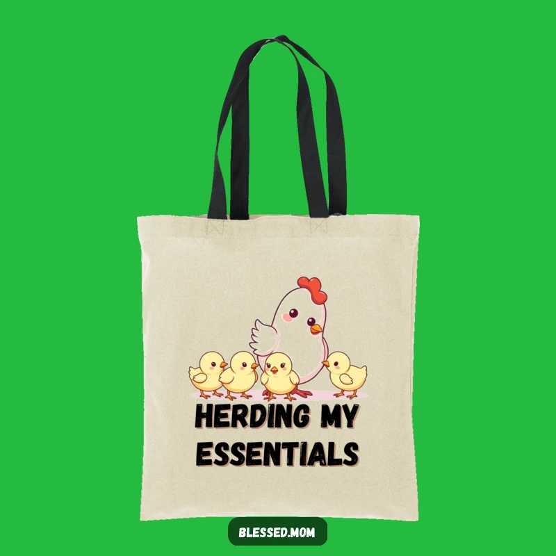 Funny Mother Hen Nudge Tote Bag - Practical Farm Accessory